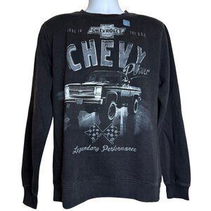 Chevrolet Sweatshirt Legendary Performance Mens Medium SquareBody Chevy Truck